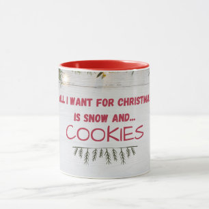 Caneca "Cookies Holiday Cote sobre Mug"