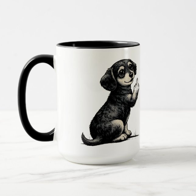 Caneca Cool funy dog Mug (Esquerda)