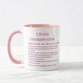 Caneca Coordenador de caos - Colaborador de Fotografias d