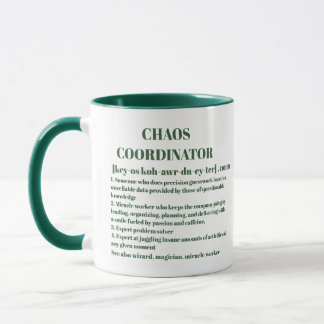 Caneca Coordenador de caos - Colaborador de Fotografias d