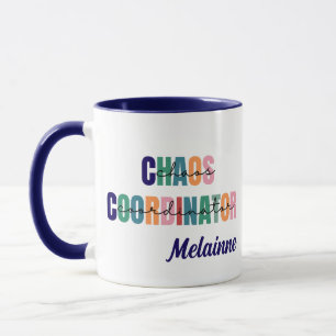 Caneca Coordenador de Caos Personalizado, Presente do Coo