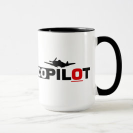 Caneca Copiloto: Vôo de noite