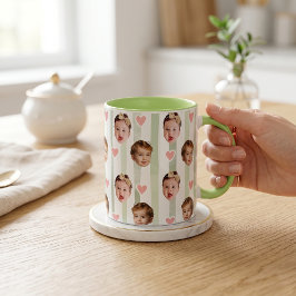 Caneca Copo com Faixa de Foto Personalizada | Bebê Fofo