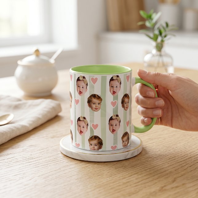 Caneca Copo com Faixa de Foto Personalizada | Bebê Fofo (Criador carregado)