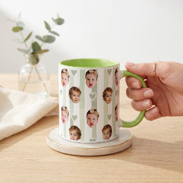 Caneca Copo com Faixa de Foto Personalizada | Bebê Fofo