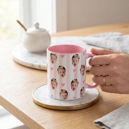 Caneca Copo com Faixa de Foto Personalizada | Bebê Fofo