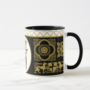 Caneca Copo comemorativo de William e de Catherine