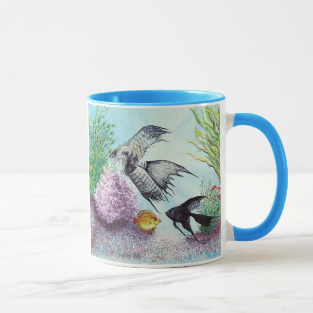 Caneca Copo da bacia dos peixes (Direita)