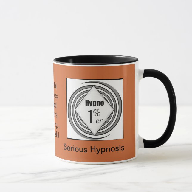 Caneca "Copo da hipnose séria" de Hypno-1%er (Direita)