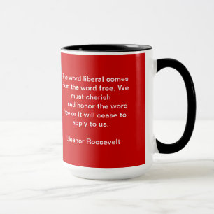 Caneca Copo da sabedoria de Eleanor Roosevelt