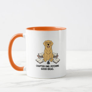 Caneca Copo de Bebida Fresco do Cão Estudioso Retriever D