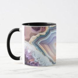 Caneca Copo de Café com Foto de Cristal Geodo | Cristal