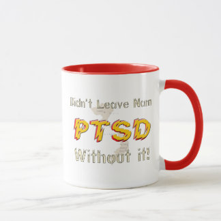 Caneca Copo de café cómico militar de PTSD