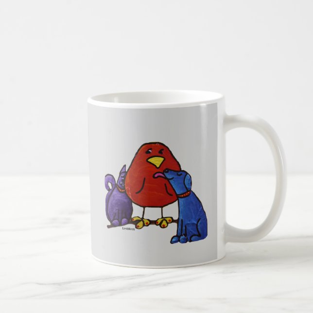 Caneca Copo de café de LimbBirds (Direita)