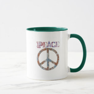 Caneca Copo de café do sinal de paz