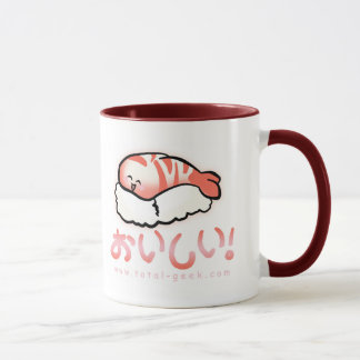 Caneca Copo de café do sushi de Oishii