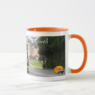 Caneca Copo de café do viagem do tempo de Loire Valley