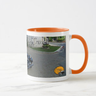 Caneca Copo de café do viagem do tempo de Loire Valley