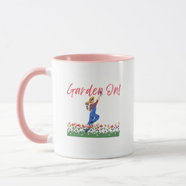 Caneca Copo de Café "Jardim Em" de Jardinagem (Esquerda)
