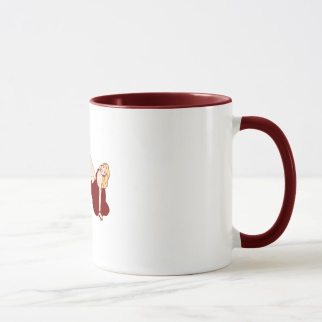 Caneca Copo de café - menina insolente (Direita)