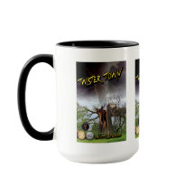 Copo de Café Twister Town 15oz