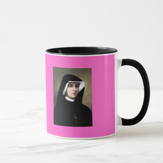 Caneca Copo de Faustina* Kowalska do santo (Direita)
