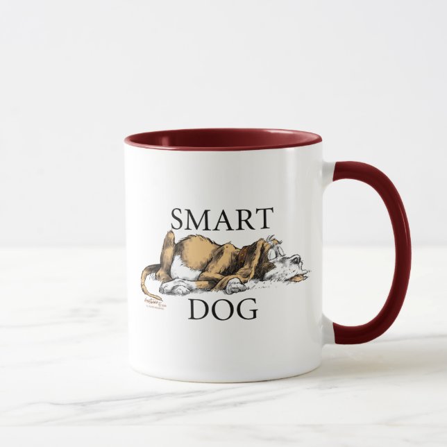 Caneca Copo esperto do cão (Direita)