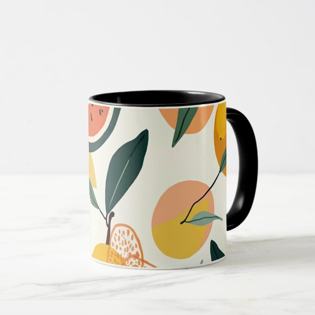 Caneca copo-medida em forma de fruta (Frente Esquerda)