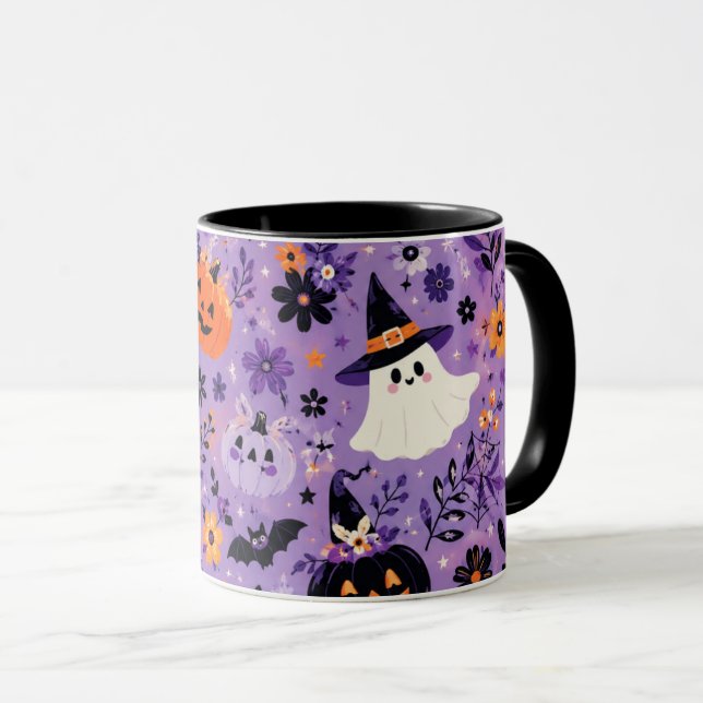 Caneca Copo para Festa de Halloween (Frente Esquerda)