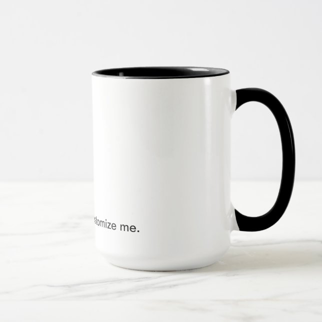 Caneca Copo vazio de Z Artswest (Direita)