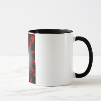 Caneca Copo vermelho de Cofee do Sunburst