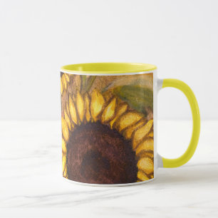 Caneca Copos de girassol Mugs Bons Amarelos Cheios