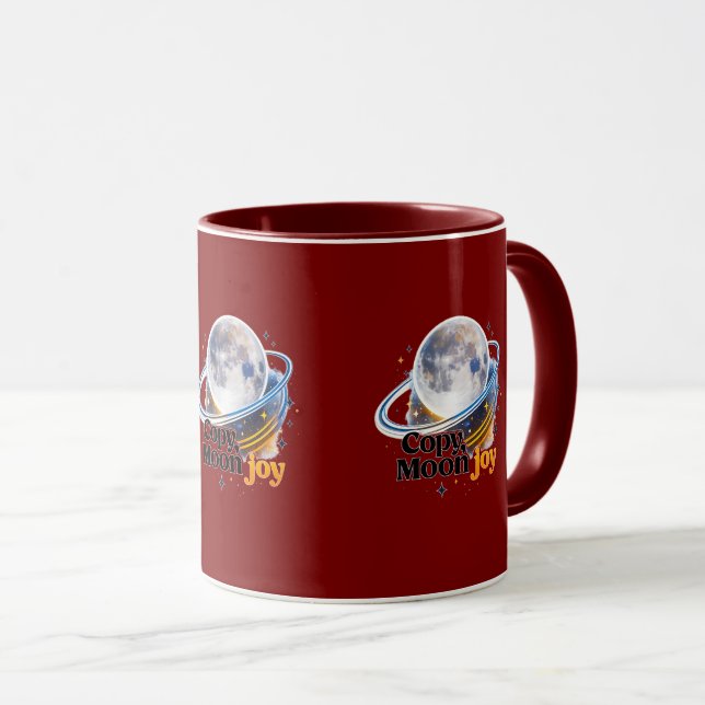 Caneca Copy Moon Joy Celestial Planet Graphic MUG (Frente Esquerda)