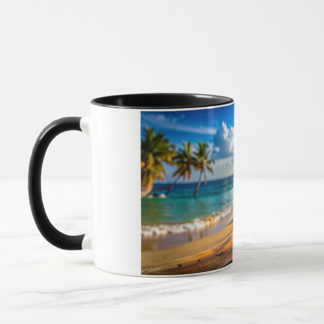 Caneca Coquetel na praia (Esquerda)
