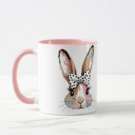 Caneca Coquette Bunny Arco Páscoa Mugs & Cups