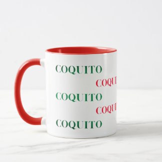 Caneca Coquito Verde e Vermelho