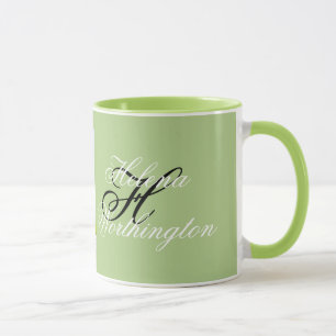 Caneca Cor da água moderna das árvores neves coloridas