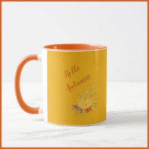 Caneca Cor da Pumpkin de outono Russo