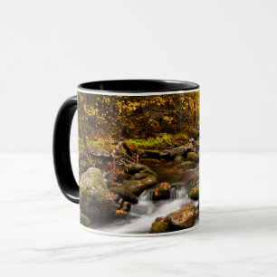 Caneca Cor de queda Jefferson Brook Montanhas brancas