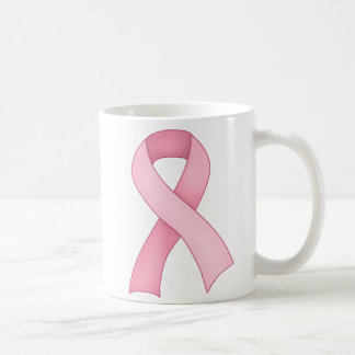 Caneca cor-de-rosa 0001 da fita da consciência