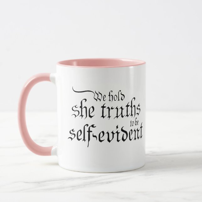 Caneca cor-de-rosa criada (Esquerda)