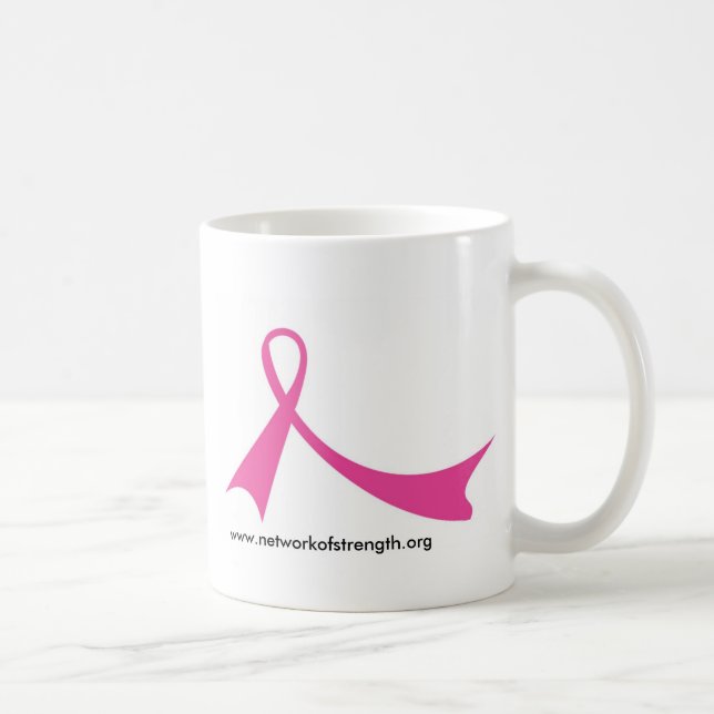 Caneca cor-de-rosa da fita (Direita)