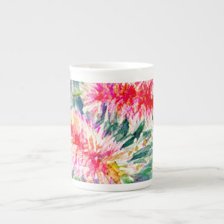 Caneca cor-de-rosa da flor do bottlebrush