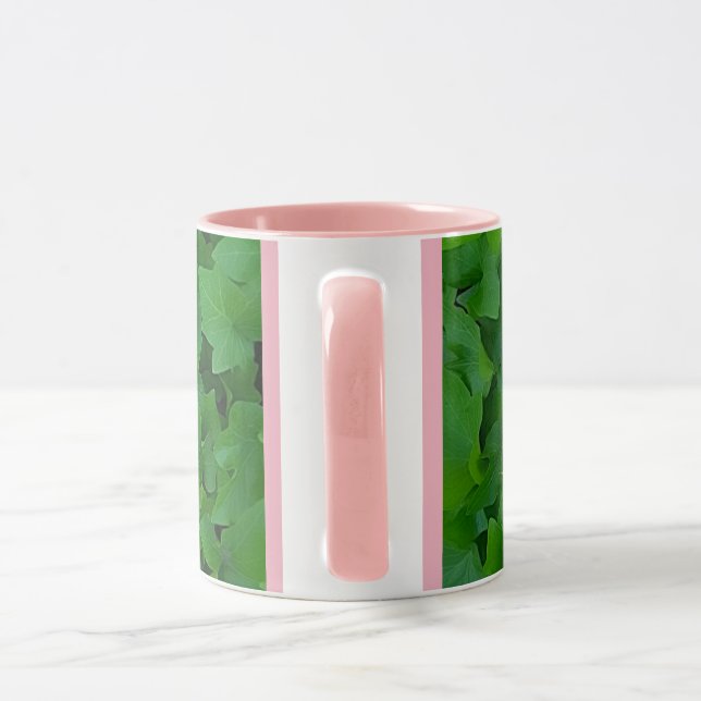 Caneca cor-de-rosa da hera (Alça)