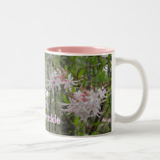 Caneca cor-de-rosa da madressilva