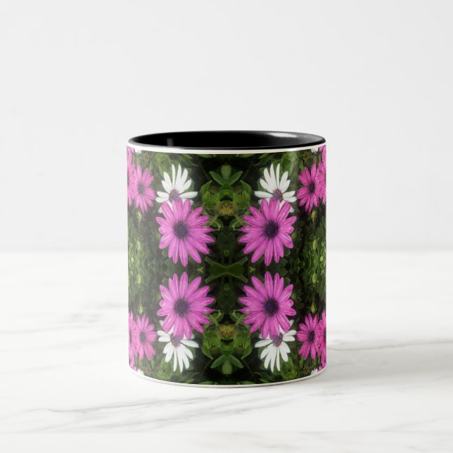 Caneca cor-de-rosa da margarida de Kula (Centro)