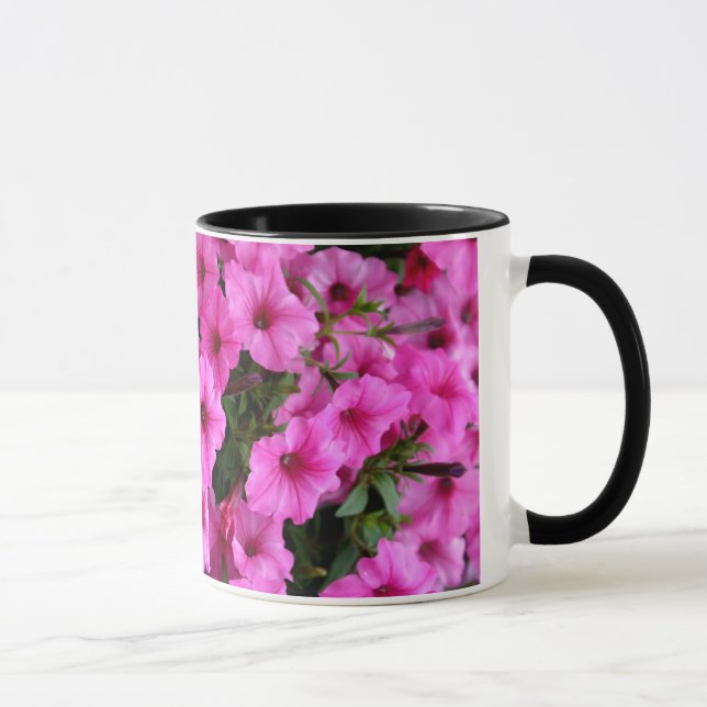 Caneca cor-de-rosa das flores (Direita)
