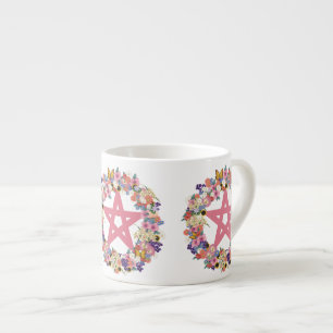 Caneca cor-de-rosa do café do Pentacle