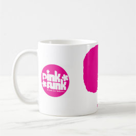 Caneca cor-de-rosa do pintinho do sopro do Afro do