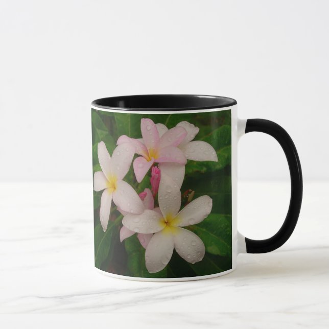 Caneca cor-de-rosa do Plumeria da chacina (Direita)